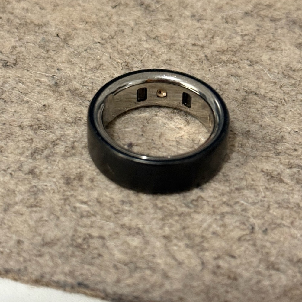 Oura Ring Gen 4 Stealth Black Size 10 Smart Ring + Charger - Picture 2 of 5